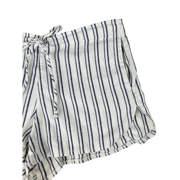 Brandy Melville Striped Wool Blend Elastic Waist Shorts Size O/S - Picture 6 of 8
